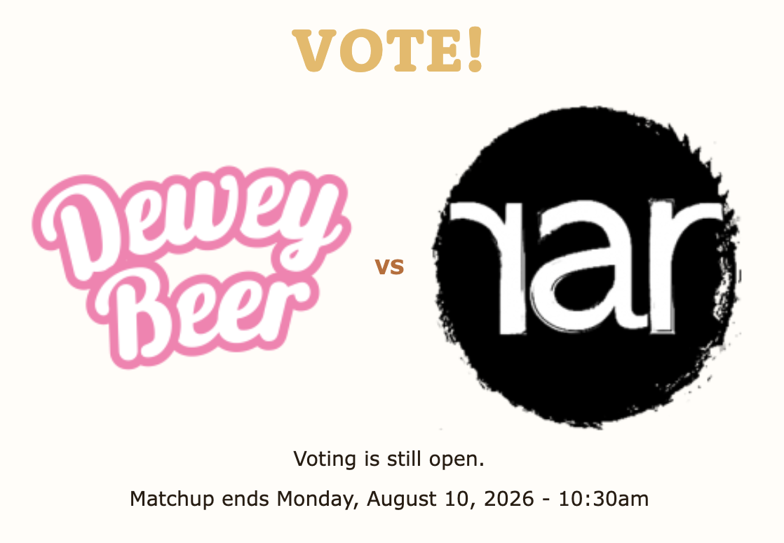 Dewey Beer vs RaR in the 1st round of the '26 #Odessabrewbracket Dewey Beer vs RaR in the 1st round of the '26 #Odessabrewbracket