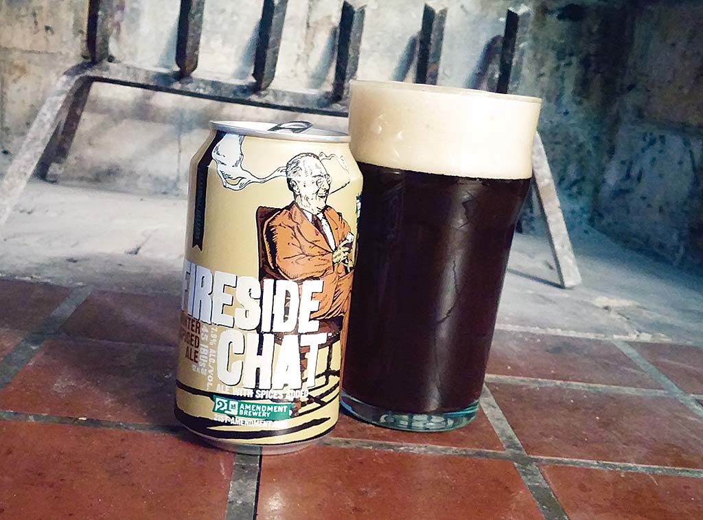 Fireside Chat is a subtle twist on the traditional seasonal brew