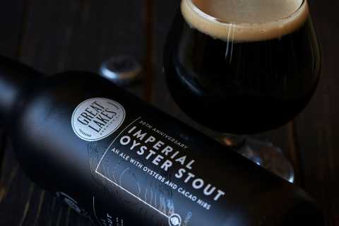 Imperial Oyster Stout close up