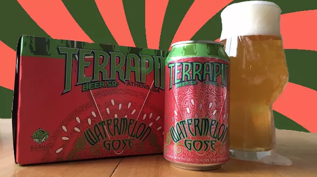 Terrapin’s first Gose, this beer is kettle soured with Lactobacillus for a tart,