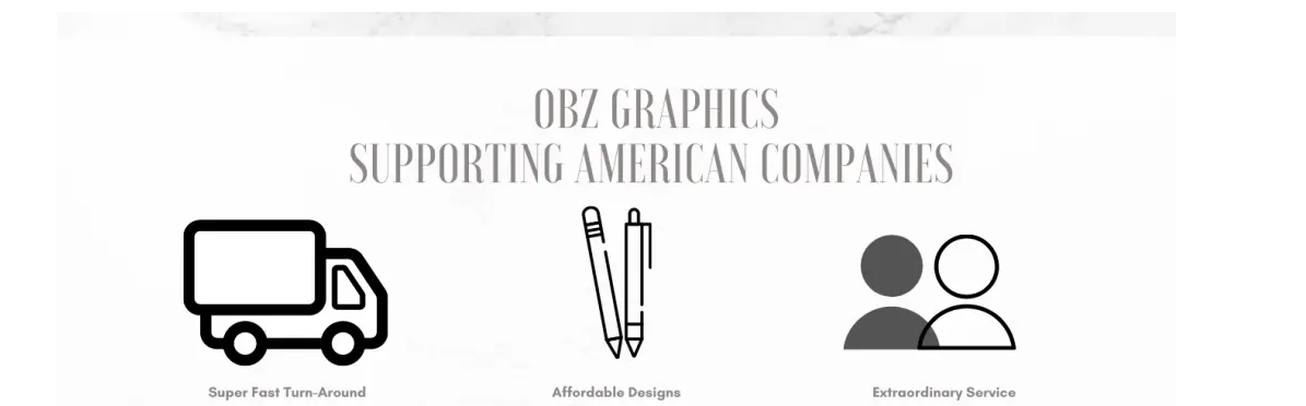 OBZ Graphics is proud to provide graphic design, custom apparel, and custom yard greetings for your family, friends or coworkers