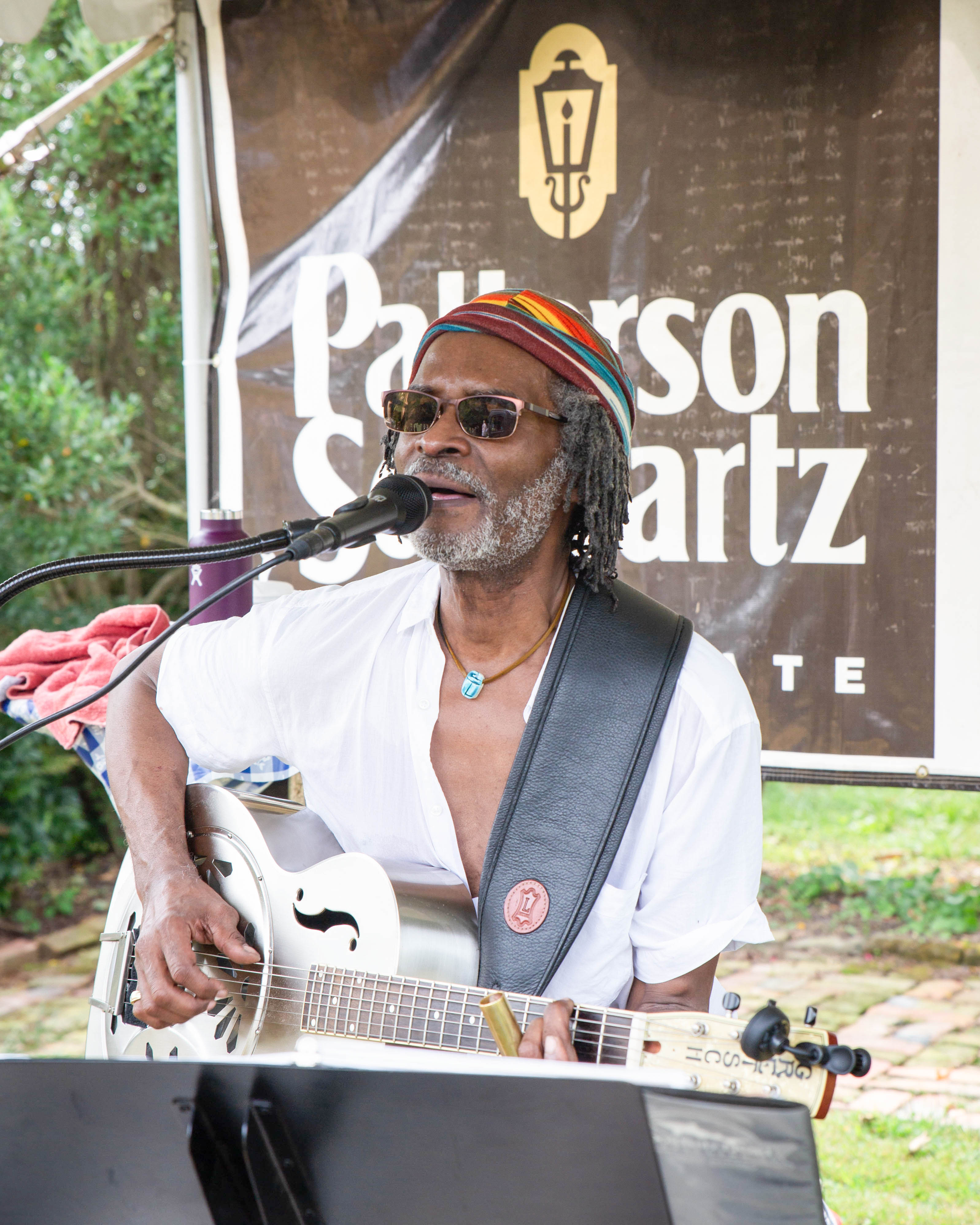 Bruce Anthony laying down some hot licks at The Historic Odessa Brewfest