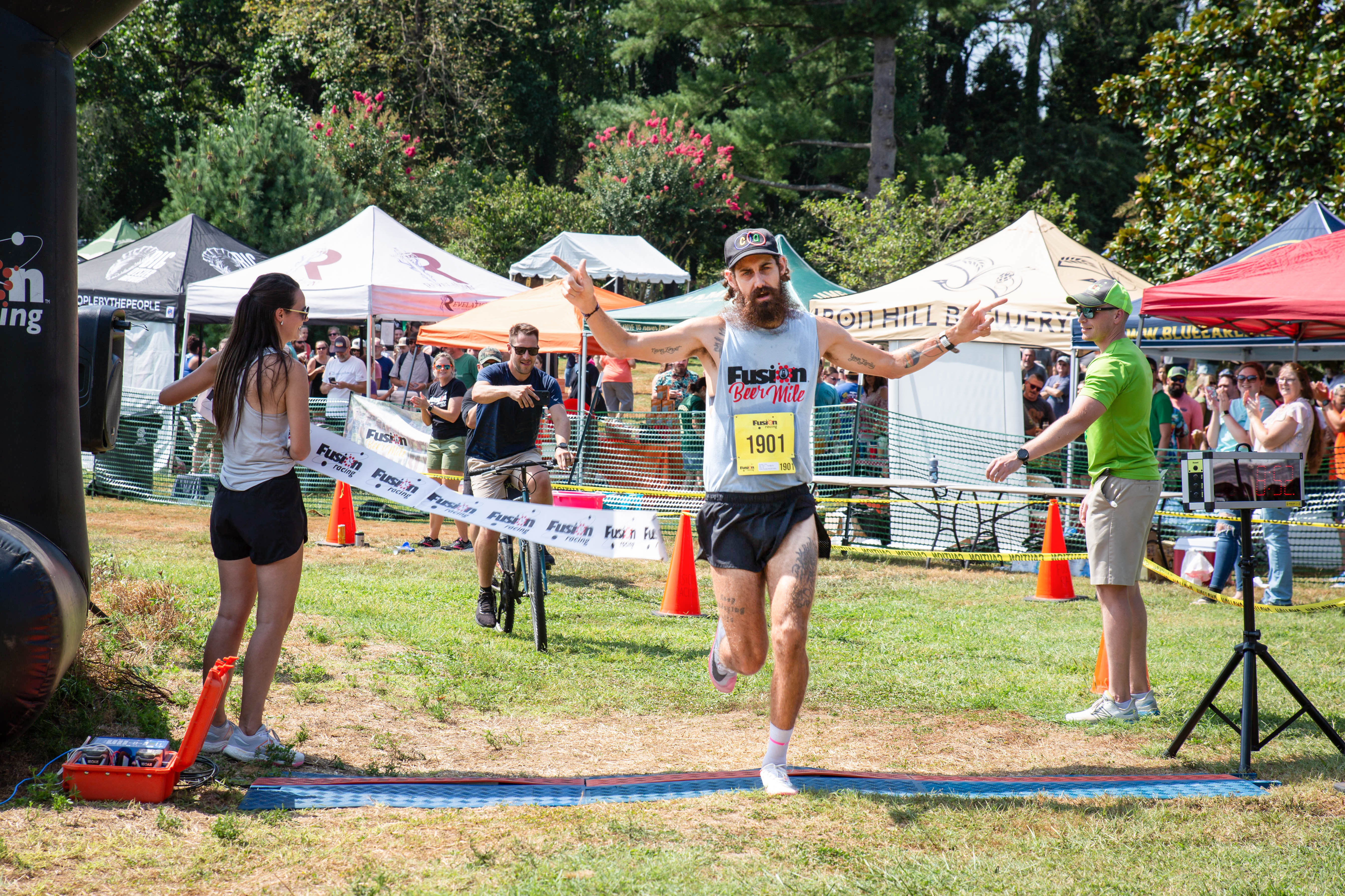 A brewtiful finish at the Historic Odessa Brewfest beer mile