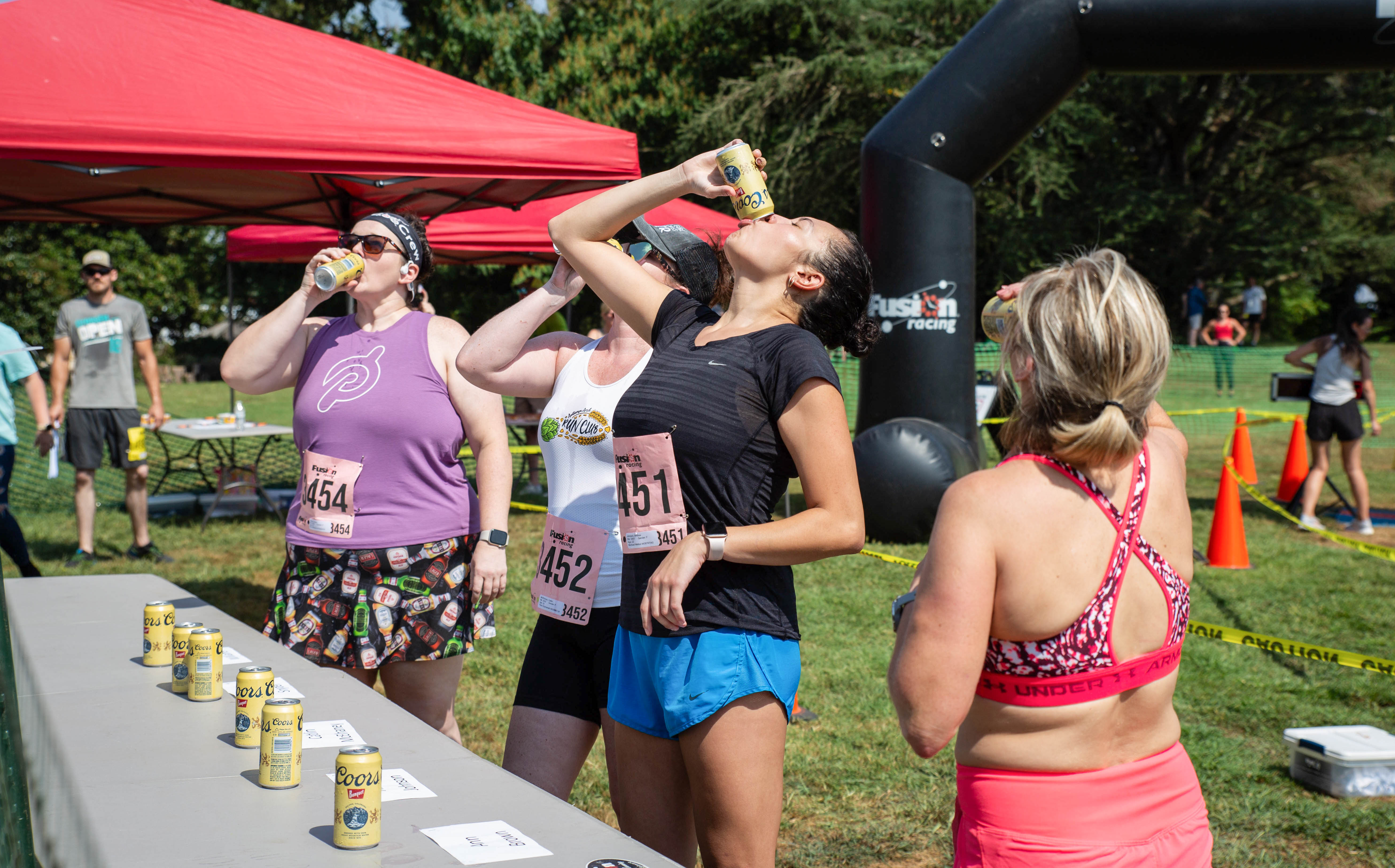 2023 Odessa Brewfest beer mile female heat in the heat