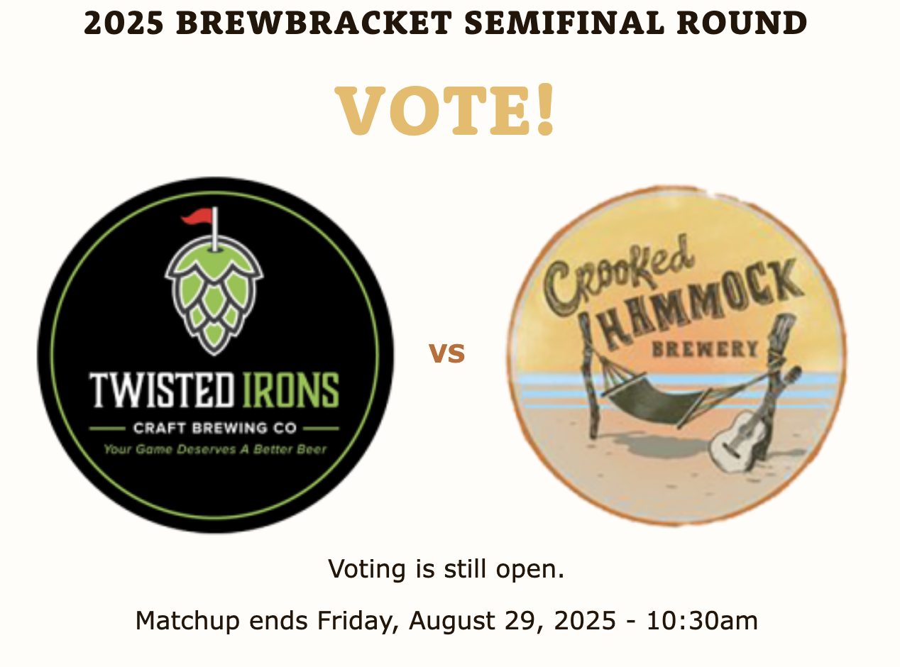 Twisted Irons vs Crooked Hammock in the Odessa Brewbracket Semifinals