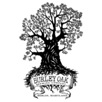 the logo features a burley oak with wording in the trunk