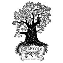 the logo features a burley oak with wording in the trunk