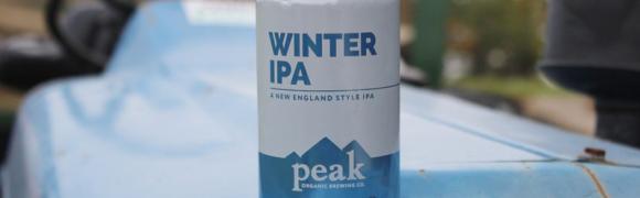 can of Winter IPA from Peak Organic