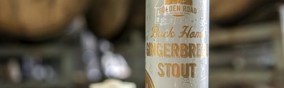 Back Home Gingerbread stout has a spicy, dry finish