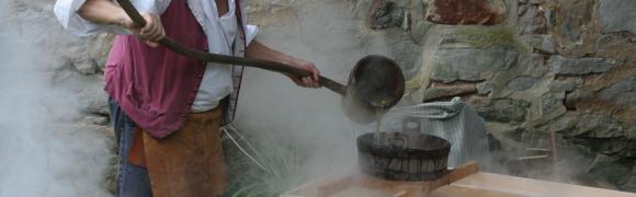 Rich Wagner's historical beer demonstration at Odessa Brewfest