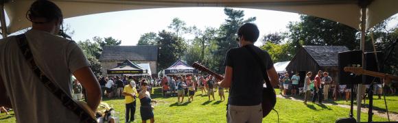 Spokey Speaky on the stage at brewfest