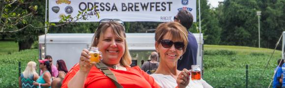 Lounging at the Historic Odessa Brewfest