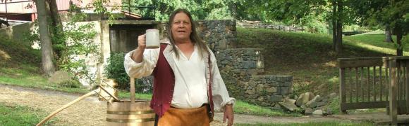 Colonial Reenactor Rich Wagner Rich Wagner