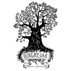 Burley Oak Brewing Company the logo features a burley oak with wording in the trunk