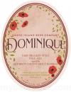 Dominique beer label