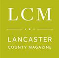 LCM logo white on green