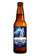 Elysian Bifrost winter pale ale combines Munich, pale malts with C-77. Bittered with Magnum and finished with Chinook and Amerillo hops