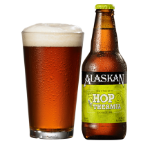 Alaskan Brewing Hopothermia Alaskan Brewing Hopothermia bottle and pint