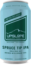 Upslope Brewing Spruce Tip IPA can of Spruce Tip IPA