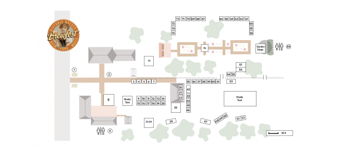 The 2016 #OdessaBrewfest Map