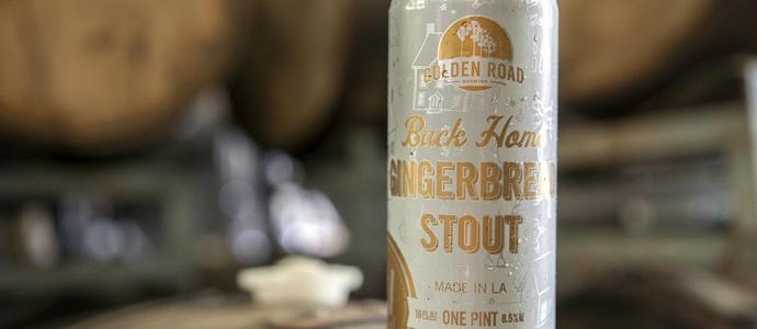 Back Home Gingerbread stout has a spicy, dry finish