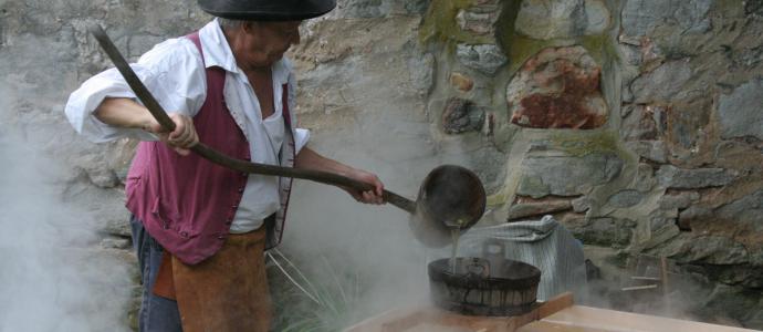 Rich Wagner's historical beer demonstration at Odessa Brewfest