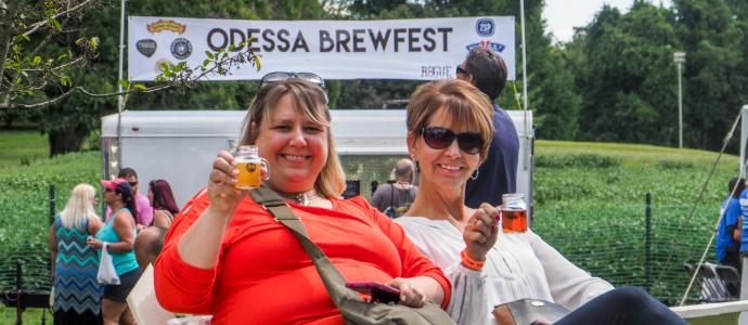 Lounging at the Historic Odessa Brewfest