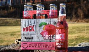 a fruit-forward rosé style cider with a crisp berry finish