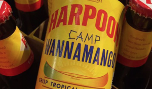 light body, slight hop bitterness, and malty sweetness, and finishes with a kiss of mango