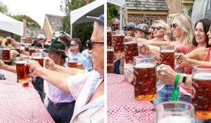 Men's and Women's Steinholding Contest