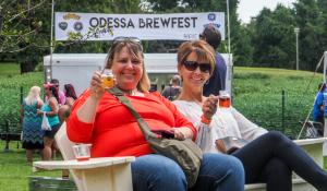 Lounging at the Historic Odessa Brewfest