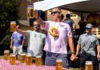 Last men holding at Odessa Brewfest Steinholding Contest